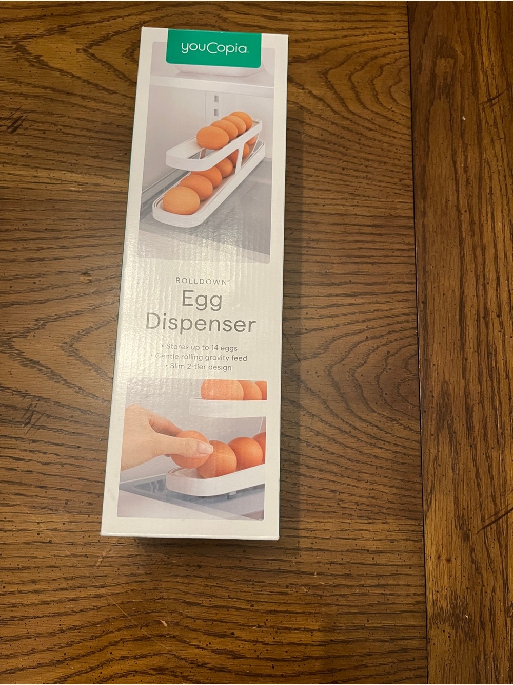 YouCopia RollDown Egg Dispenser, new